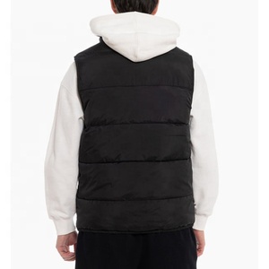 OEM personalizado de los hombres de invierno Puffer chaleco cálido transpirable cremallera impermeable al por mayor sin mangas ropa exterior chalecos chaqueta chaleco - Product Image 3