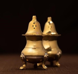 Handcrafted Metal Spice <b>Jar</b> Set Vintage Airtight <b>Kitchen</b> <b>Storage</b> With Metal Lids Round Design <b>For</b> Seasoning Preservation - Product Image 3