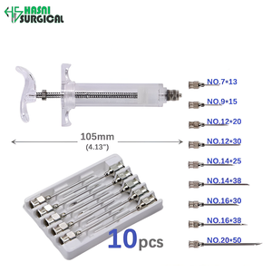 Ensemble d'instruments de seringue vétérinaire manuelle en acier inoxydable résistant à la rouille et à la corrosion - Product Image 2