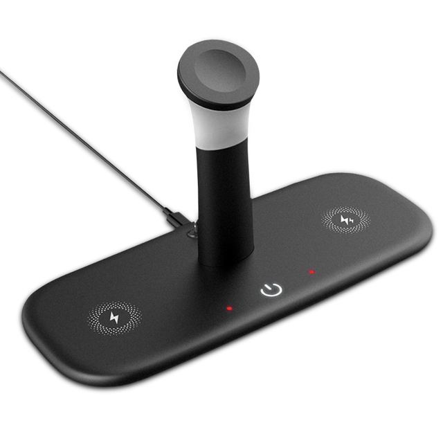 Tech-gift Promotional Business Desktop Long-lasting User-friendly SustainableOfficial 5 in 1 Magnetic Wireless Charging Station