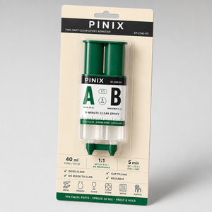Pegamento Epoxi Industrial AB de 40 ml, Adhesivo de Resina de Dos Componentes, Transparente, Jeringa Doble, Sin Mezcla, Sin Boquilla, <span class=keywords><strong>Precio</strong></span> de Fábrica, OEM, ODM - Product Image 2