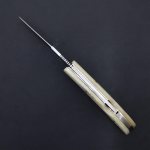Couteau pliant tactique d'extérieur fait main, fournisseur en gros, OEM, logo personnalisé, couteau pliant en acier au carbone fait main, sur mesure - Product Image 6
