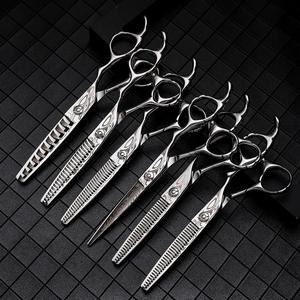 Tijeras de Peluquería de Acero Inoxidable 440C, Tijeras para Cortar y Entresacar Cabello para Uso Profesional, Certificación CE - Product Image 3