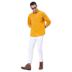 Camisa de manga larga ajustada con estampado informal para hombre, nuevo estilo, suave, transpirable, de gran tamaño, cómoda para adolescentes de primavera - Product Image 3