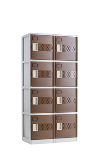 ABS Mini Plastic Locker Cabinet (Vendted Design) for indoor outdoor - Product Image 4