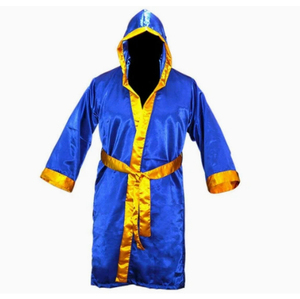 Nouvelle conception, robe de boxe de qualité supérieure avec capuche, respirante et confortable, robe de boxe à prix avantageux, logo personnalisé, vente en gros - Product Image 1
