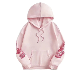 Sudadera con Capucha de Invierno para Mujer 2026, 100% Algodón, Estilo Hip-Hop Urbano, Impresión Digital, Ecológica, Tallas Grandes - Product Image 1