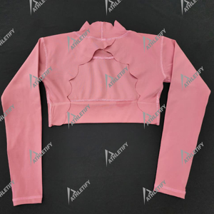 Custom Made Women's Crop <b>Top</b>-Sweat-Wicking Quick Dry Breathable Spandex/Polyester <b>Personalised</b> Brand Sustainable Premium Quality - Product Image 2