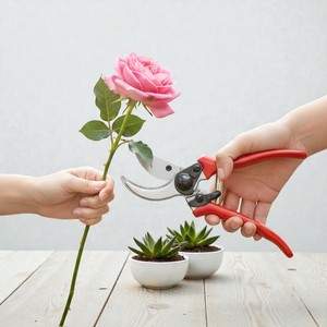 Podadora Profesional de Alta Resistencia de 8 Pulgadas, Herramienta Manual para Podar Jardines - Product Image 1