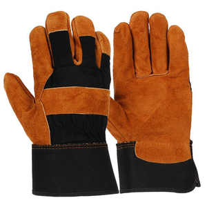 New Arrival Custom Design Made Lightweight Rigger <b>Gloves</b> In Low MOQ Solid Color Leather Working Wear Safety <b>Gloves</b> - Product Image 1