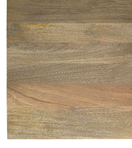 Table basse carrée en bois de manguier massif, design minimaliste cannelé, finition naturelle, nouvelle collection moderne pour salon et bureau à domicile - Product Image 6