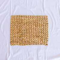 CENDANA 30 Set de table rond en jacinthe d'eau naturelle, tressé à la main, écologique, style bohème, pour décoration de table, vente en gros