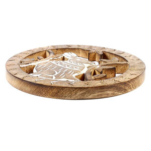 Eco Friendly Rabbit Wooden <b>Trivets</b> for Hot Pots and Pans Mango <b>Wood</b> Tea Pot Holders Hot Pads Modern Kitchen Countertop Decor Use - Product Image 3