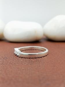 D'VINS JEWELS Bague de Fiançailles et de Mariage Tendance Forme Princesse Taille Brillant Couleur D Blanc Argent Or Certifié - Product Image 3