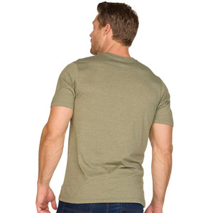 T-shirt en coton uni à manches courtes pour homme, personnalisable avec impression sérigraphique ou logo numérique, vente en gros - Product Image 6