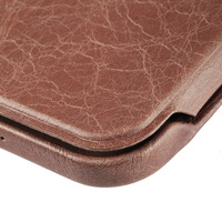 Étui en cuir de luxe de haute qualité avec style professionnel et fermeture à poignée pour iPad Pro M4/M5 11 pouces/13 pouces et iPad Air M2/M3/M4