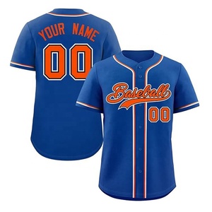 Camiseta de Béisbol Personalizada al por Mayor de Alta Calidad para Hombre, Ropa Deportiva con Logotipo Personalizado - Product Image 2