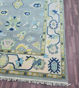 Hot Selling Large Size Handmade Oushak Wool Rug Gray Abstract High Quality Customizable Door Prayer Rug Set for Living Room - Product Image 5