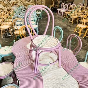 เก้าอี้หวายเด็กทำด้วยมือเป็นมิตรกับสิ่งแวดล้อมเฟอร์นิเจอร์ทันสมัยสำหรับห้องเด็กและพื้นที่เล่น - Product Image 3