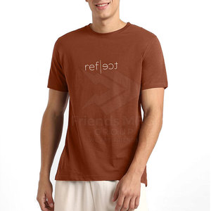 Camiseta de Hombre de Alta Calidad, Corte Regular, 100% Algodón, Felpa, Ecológica, Diseño Personalizado OEM, Hecha en Pakistán - Product Image 2