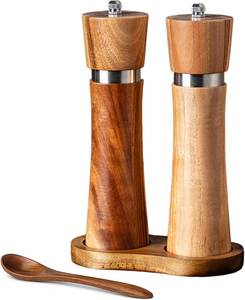 Custom Engraved Wooden Salt Pepper Shaker Set For Dining Table Decoration And Premium <b>Kitchen</b> <b>Accessories</b> - Product Image 1