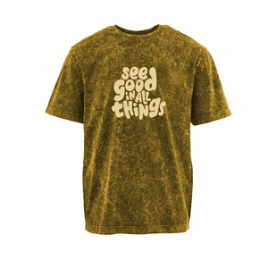 เสื้อยืดผ้าฝ้ายพิมพ์ลาย See Good In All Things สำหรับผู้ชาย คอกลม แขนสั้น ทรงปกติ ผ้าเจอร์ซีย์ - Product Image 5