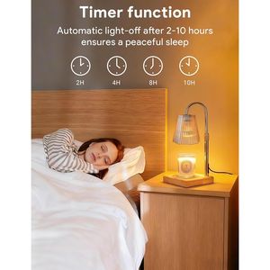 Lámpara Calentadora de Velas Regulable con Temporizador, Altura Ajustable, para Derretir Cera, Decoración Cálida para el Hogar, Regalo de Cumpleaños para Mujeres - Product Image 3