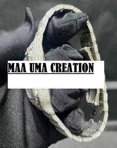 luxury <b>watch</b> VVS Moissanite Diamond Business <b>Watch</b> Stainless Analog Dial Display Automatic Movement - Product Image 5