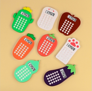 <span class=keywords><strong>Calculatrice</strong></span> à affichage numérique <span class=keywords><strong>Apple</strong></span> 8 bits mignonne Fournitures étudiantes pratiques alimentées par batterie - Product Image 4
