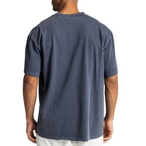 Camiseta de gran tamaño con hombros caídos de alta calidad para hombre, Camiseta 100% de algodón, diseño de logotipo personalizado, camisetas lavadas en blanco - Product Image 2