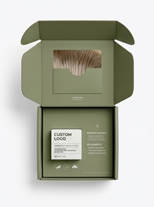 Custom Luxury Rigid Cosmetic <b>Box</b> With Window Paperboard <b>Magnetic</b> Closure Eco-Friendly Offset Printing Four-Color Design - Product Image 6