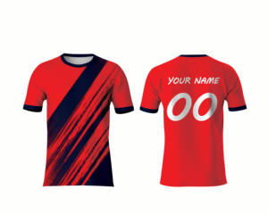 T-shirt personnalisé à sublimation, manches courtes, col rond, polyester, impression intégrale - Product Image 1