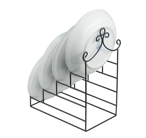 Support de rangement de vaisselle en métal pour cuisine, support de vaisselle de bureau en métal, personnalisation d'usine de supports de vaisselle en métal - Product Image 4