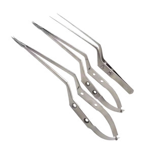 Ciseaux ophtalmiques Castroviejo manuels en acier, ensemble d'instruments microchirurgicaux, outil chirurgical de précision de qualité professionnelle - Product Image 1