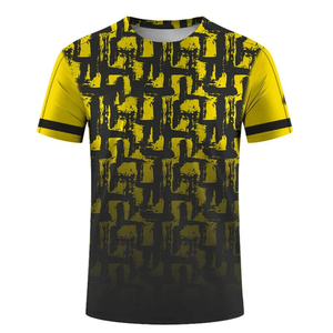 เสื้อฟุตบอลชายแบบซับลิเมชั่น คอกลม แขนสั้น ระบายเหงื่อได้ดี ผลิตจากโพลีเอสเตอร์ ทรงแอธเลติก เหมาะสำหรับเล่นกีฬาในฤดูร้อน - Product Image 3
