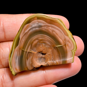พลอยแจสเปอร์หลากสีธรรมชาติ FAIJAN GEMS แบบหลวมทรงคาโบชอง (รูปทรงคละแบบ) จากราชสถาน สำหรับทำเครื่องประดับ-รุ่น FK-129 - Product Image 2