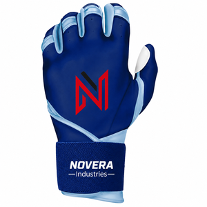 High Quality Customized Short Cuff Baseball Softball Batting Gloves Sheepskin Lightweight Breathable Design <b>Hook</b> Loop Closure - Product Image 5