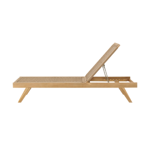 Modern Rope Outdoor Hotel Sun Loungers Garden Pool Patio Furniture Wooden <b>Sunbed</b> For SALE - Product Image 5