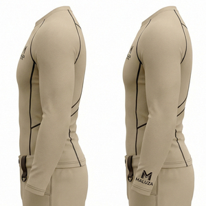 Ensemble de vêtements de sport tactiques pour hommes, coupe ajustée, compression, course à pied, entraînement, Maluza Compression Tracksuit - Product Image 5