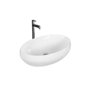Lavabo de Sobremesa Moderno AQURA, Certificado por NSF, Acabado Pulido, Grifo de un Solo Orificio, Incluye Desagüe - Product Image 1