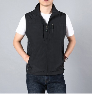 Men's Lightweight Sleeveless <b>Vest</b> Zipper Waistcoat Multi Pocket Outerwear for Fishing <b>Travel</b> Photography - Product Image 1