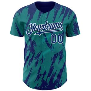 Maillot de baseball personnalisé pour équipe, entièrement boutonné, sérigraphié, 100 % coton biologique, antibactérien, col en V, unisexe, manches courtes, séchage rapide, été - Product Image 6