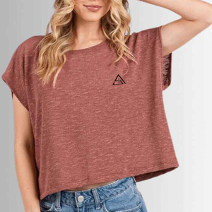 เสื้อครอปท็อปผู้หญิงขายดี เสื้อยืดลำลองระบายอากาศได้ดี เสื้อครอปท็อปแขนสั้นผ้าฝ้ายสำหรับผู้หญิงแบบ OEM - Product Image 4