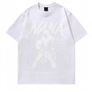 T-shirt da uomo 100% cotone, vestibilità regular, girocollo, stampa serigrafica, casual, anti-pilling, elegante - Product Image 5