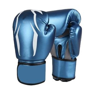 Gants de boxe en cuir sur mesure, absorption des chocs avancée, entraînement de sparring, poignet renforcé, fermeture à boucle réglable - Product Image 1