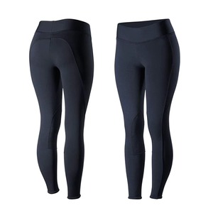 Women's Custom Designed Full Seat Silicone Jodphurs Horse Racing Tights Zipper Pocket OEM Service Equestrian <b>Riding</b> Breeches - Product Image 4