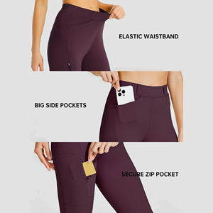 Pantalones de Equitación Clásicos Estilo Jodhpur y Breeches para Competición, Color Borgoña, con Diseño Elegante y Costuras Resistentes - Product Image 6