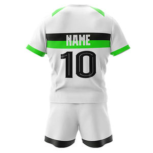 Hot Selling Custom Sublimation Breathable Short Sleeve Rugby Jersey Uniform Set for <b>Boys</b> Team Training - Product Image 3
