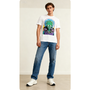 Sudaderas Brillantes Personalizadas de Nueva Tendencia 2025, Camiseta Cómoda 100% Algodón Brillante con Diseño Comprimido y Reflexión Nocturna - Product Image 2