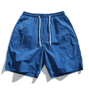 Pantalones Cortos Vintage para Hombre, Talla Grande, Cintura Elástica, Transpirables, Impermeables, de Secado Rápido, Spandex/Algodón, Diseño Moderno, Lavables - Product Image 2